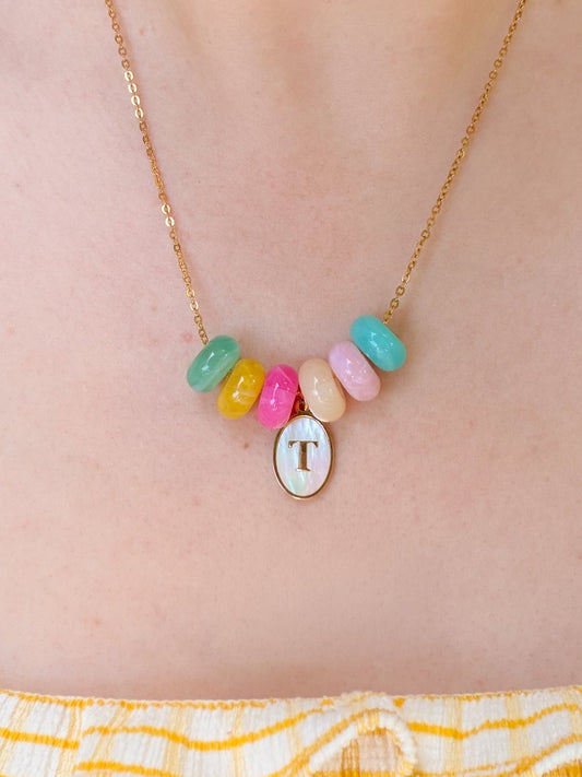 The Confetti Initial Necklace