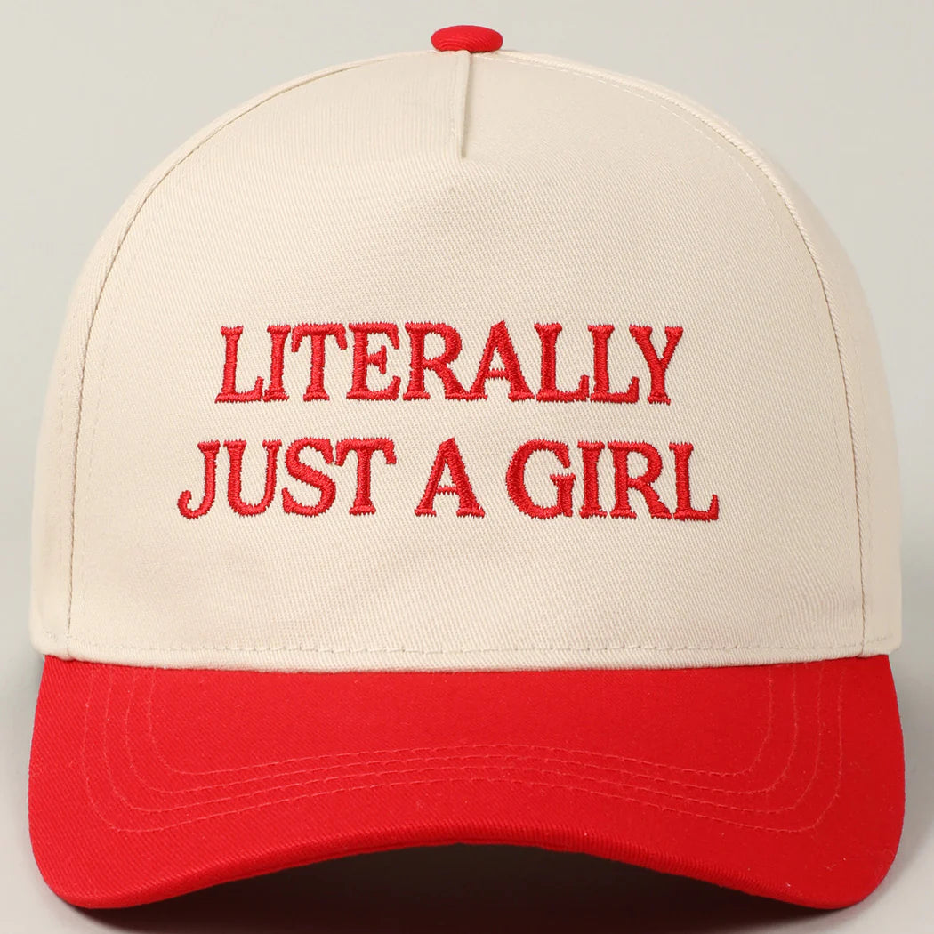 Literally Just A Girl Trucker Hat