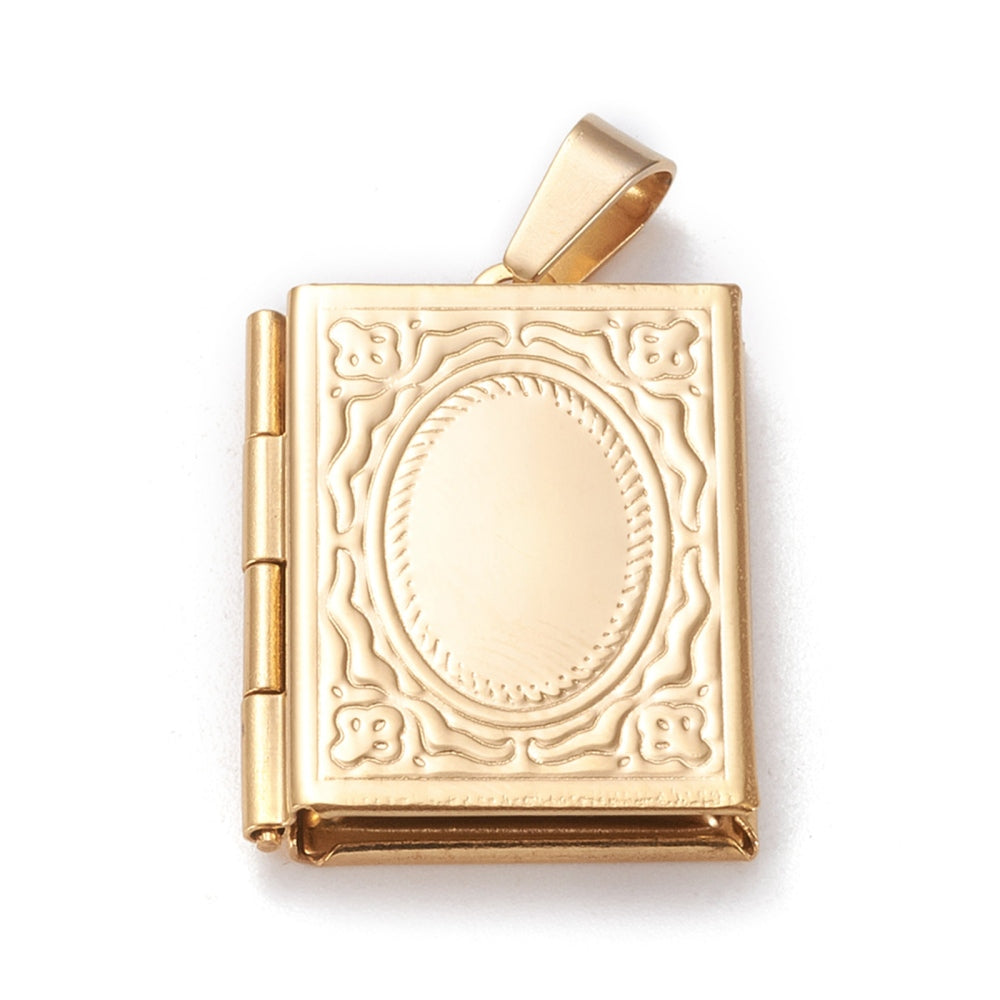 Gold Book Locket