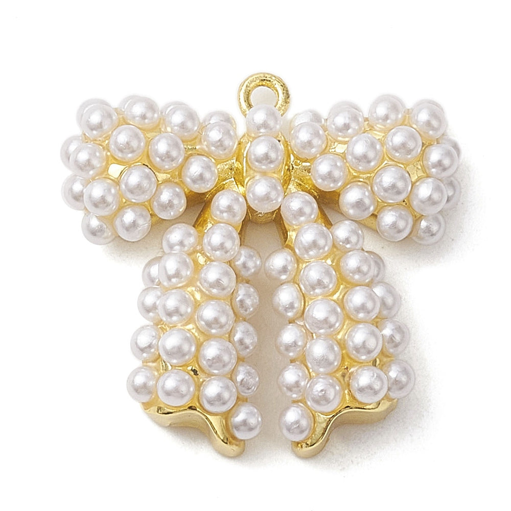 Gold Pearl Bow
