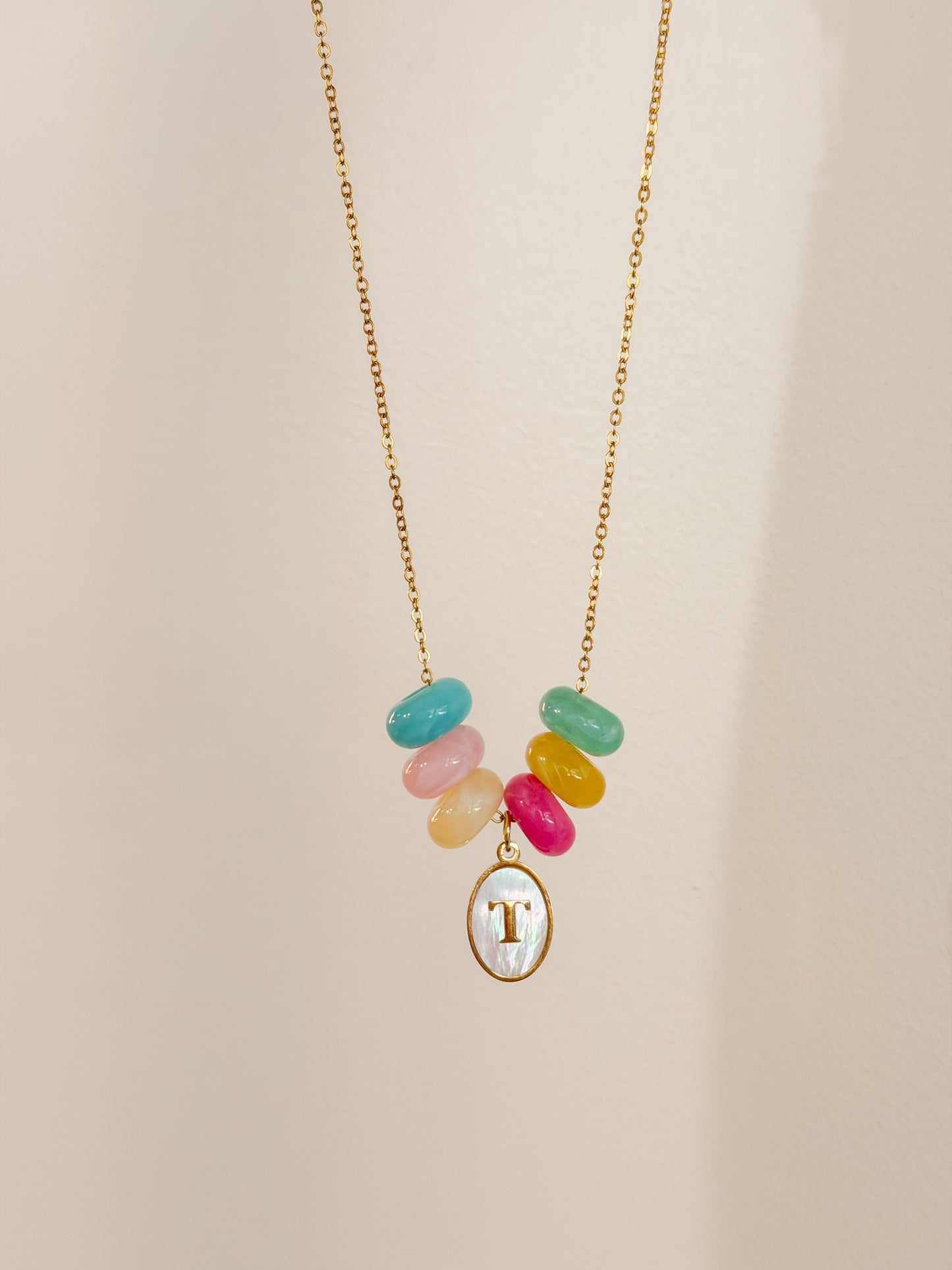 The Confetti Initial Necklace