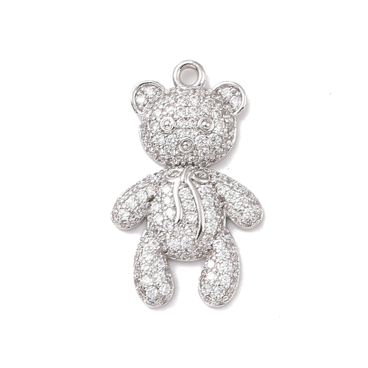 Silver Teddy Bear
