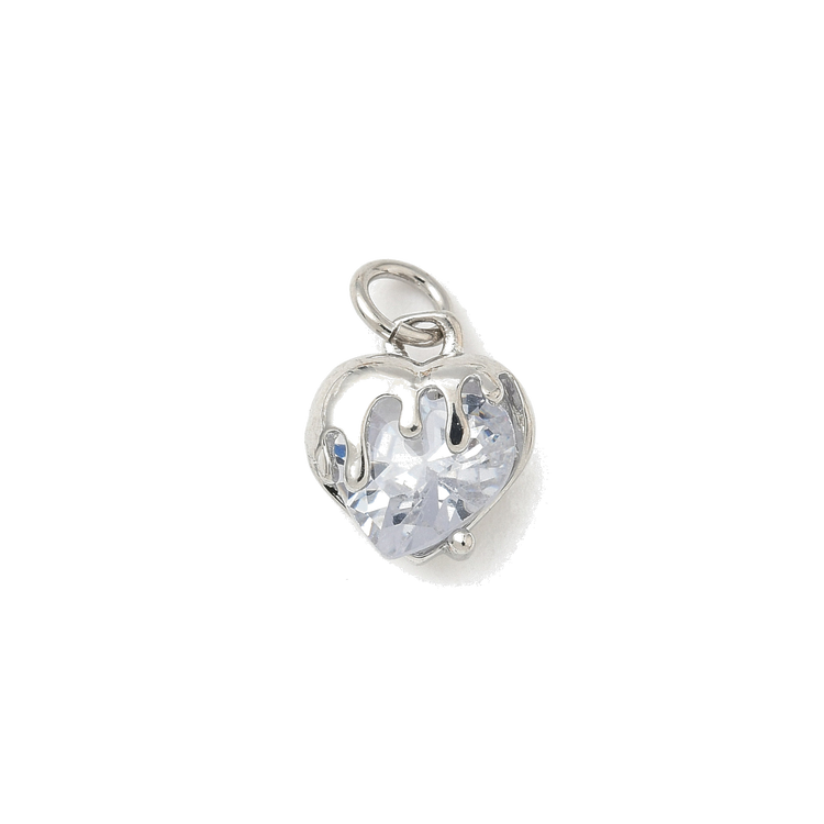 Silver Melting Heart
