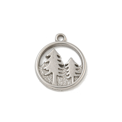 Silver Evergreen Trees