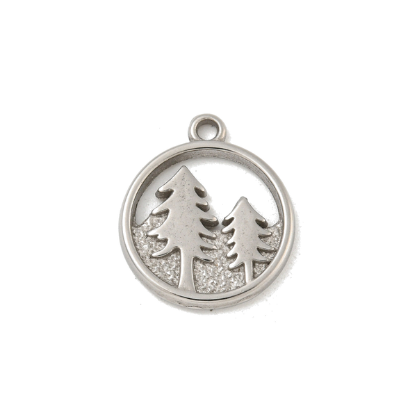 Silver Evergreen Trees