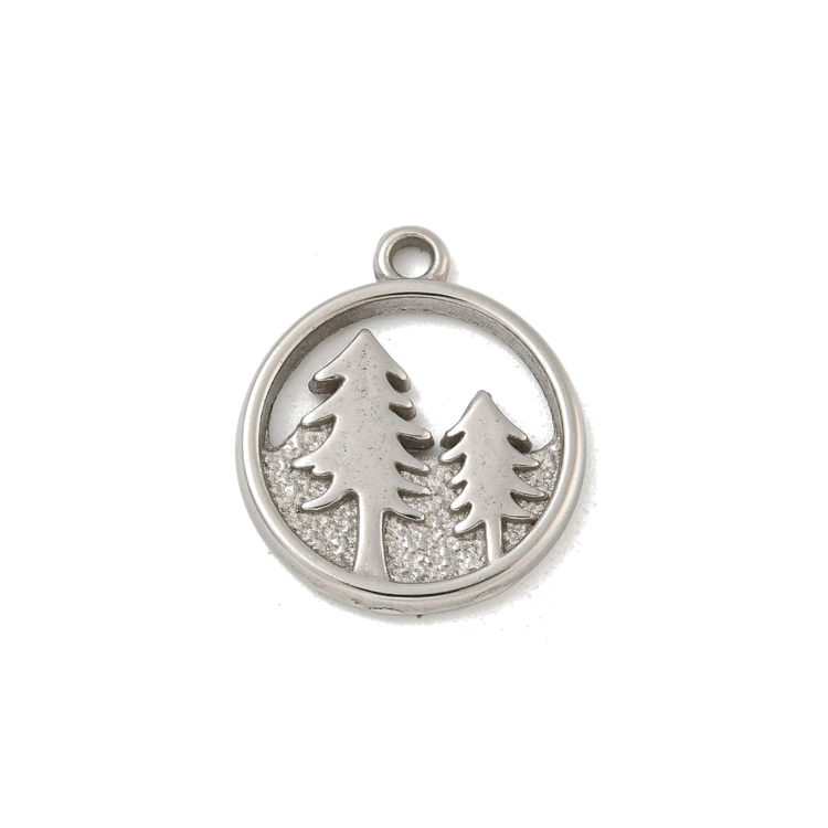 Silver Evergreen Trees
