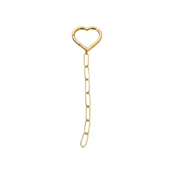Gold Paperclip Keychain