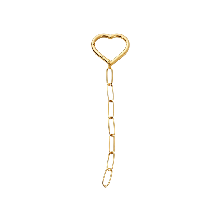 Gold Paperclip Keychain