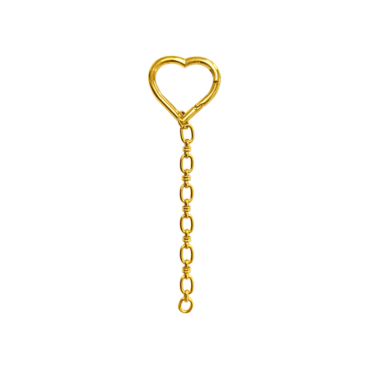 Gold Heirloom Link Keychain