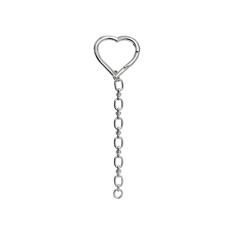Silver Heirloom Link Keychain