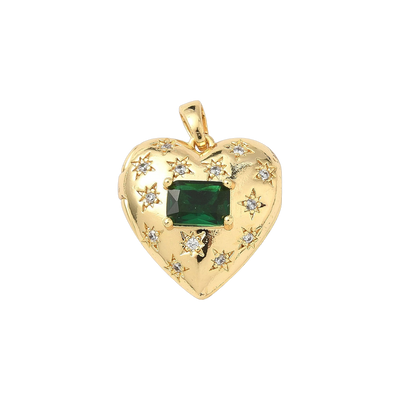 Emerald Heart Locket