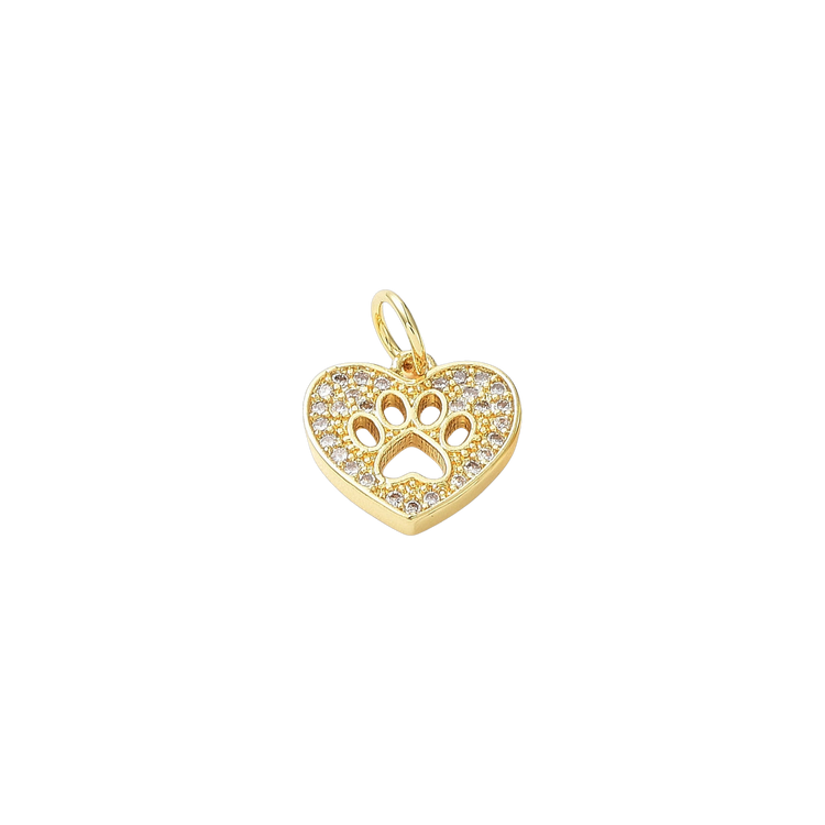 Gold Paw Print
