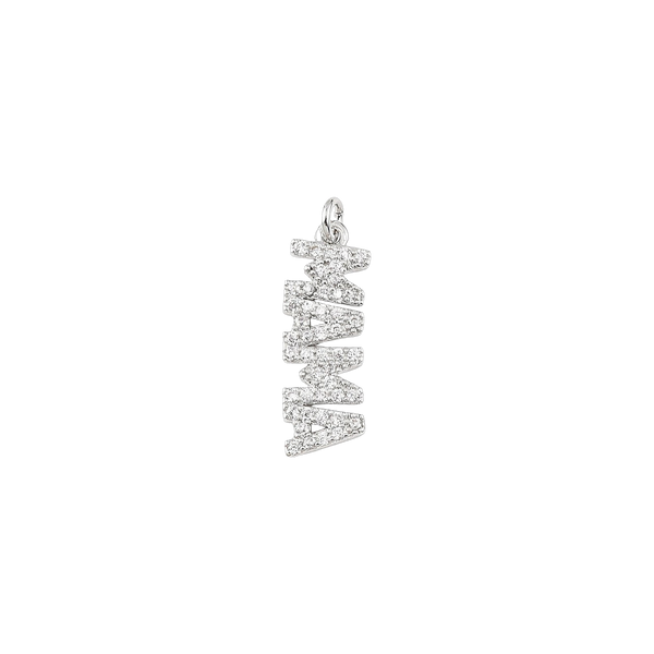 Silver CZ Mama