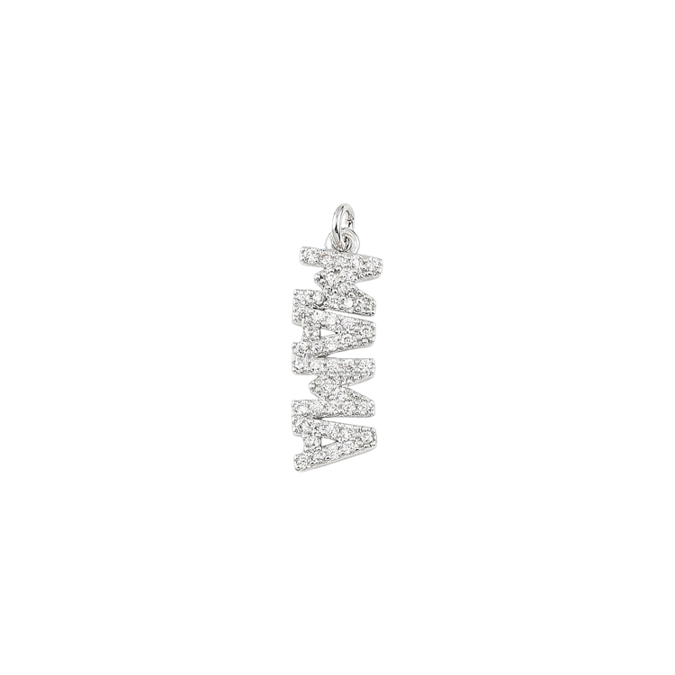 Silver CZ Mama