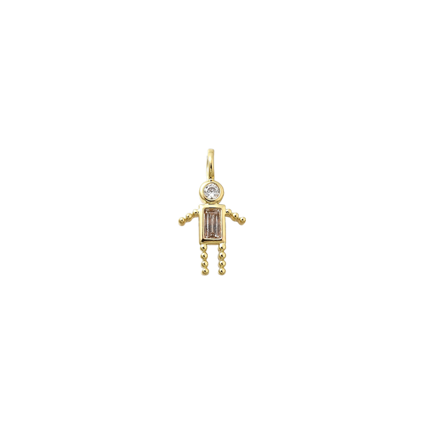 Gold CZ Boy