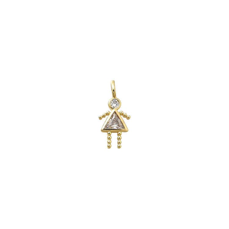 Gold CZ Girl