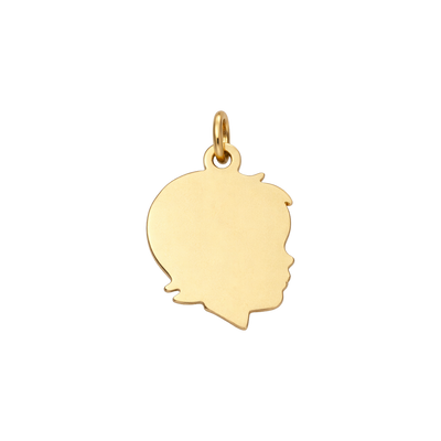 Gold Little Girl Profile