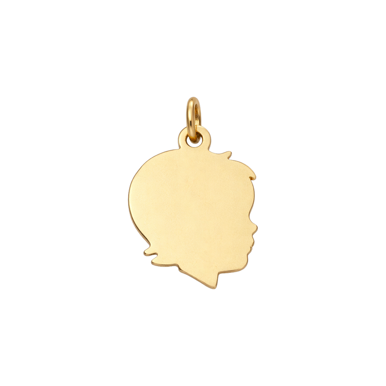 Gold Little Girl Profile
