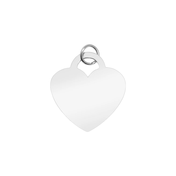 Large Silver Heart