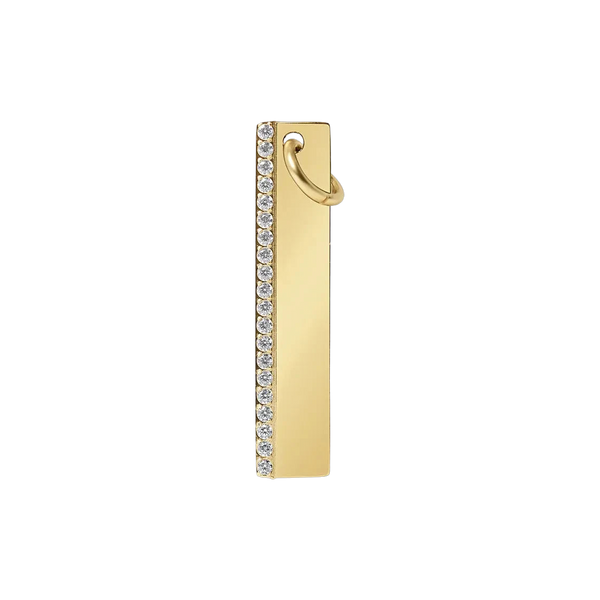 Gold CZ Bar