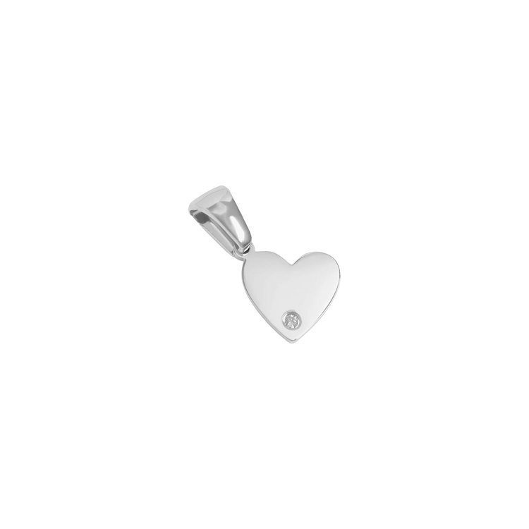 Silver Dainty Heart