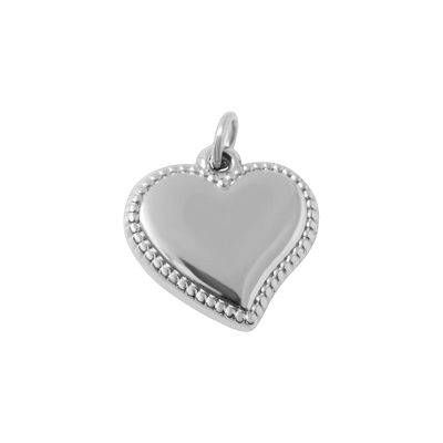 Fancy Silver Heart