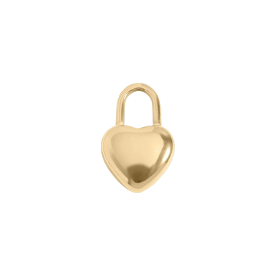Gold Heart Padlock