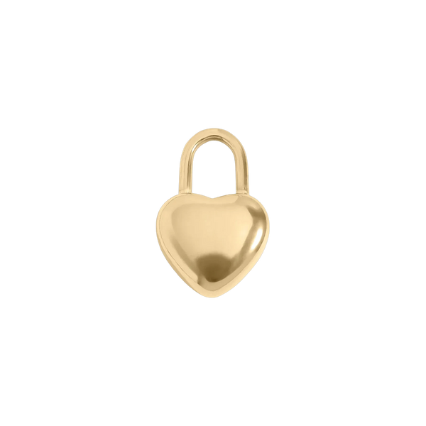 Gold Heart Padlock