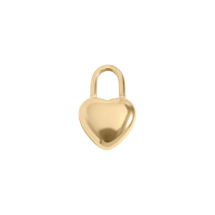 Gold Heart Padlock