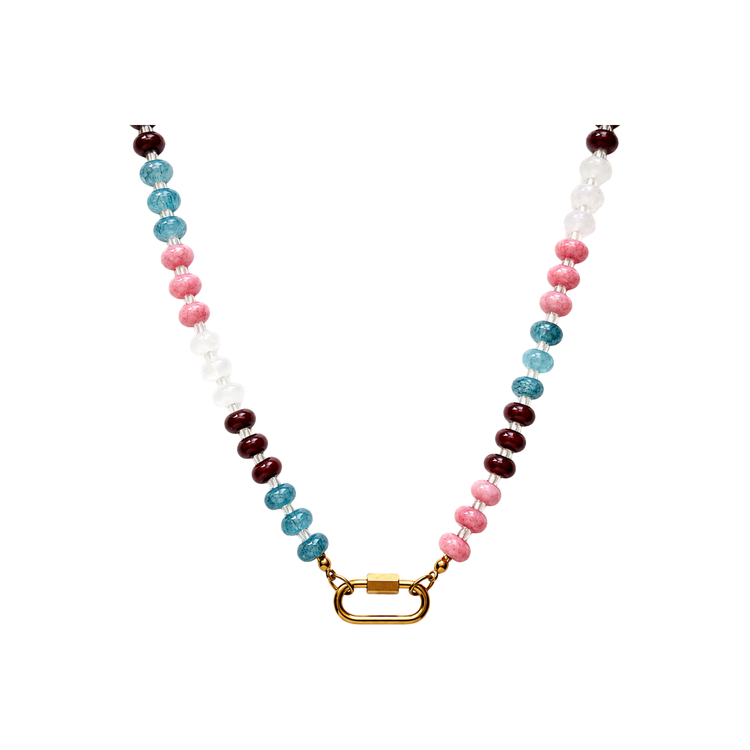 Neapolitan Beaded Necklace