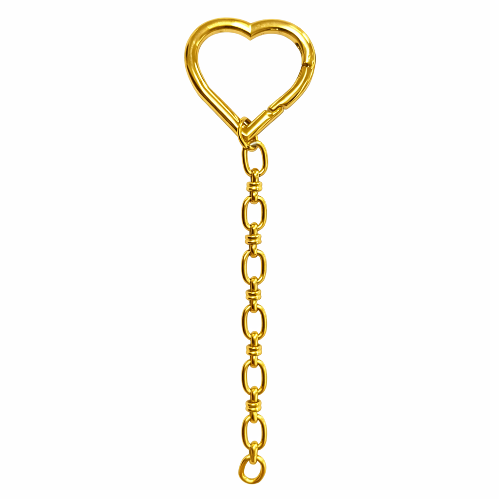 Gold Heirloom Link Keychain