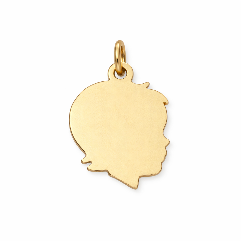 Gold Little Girl Profile