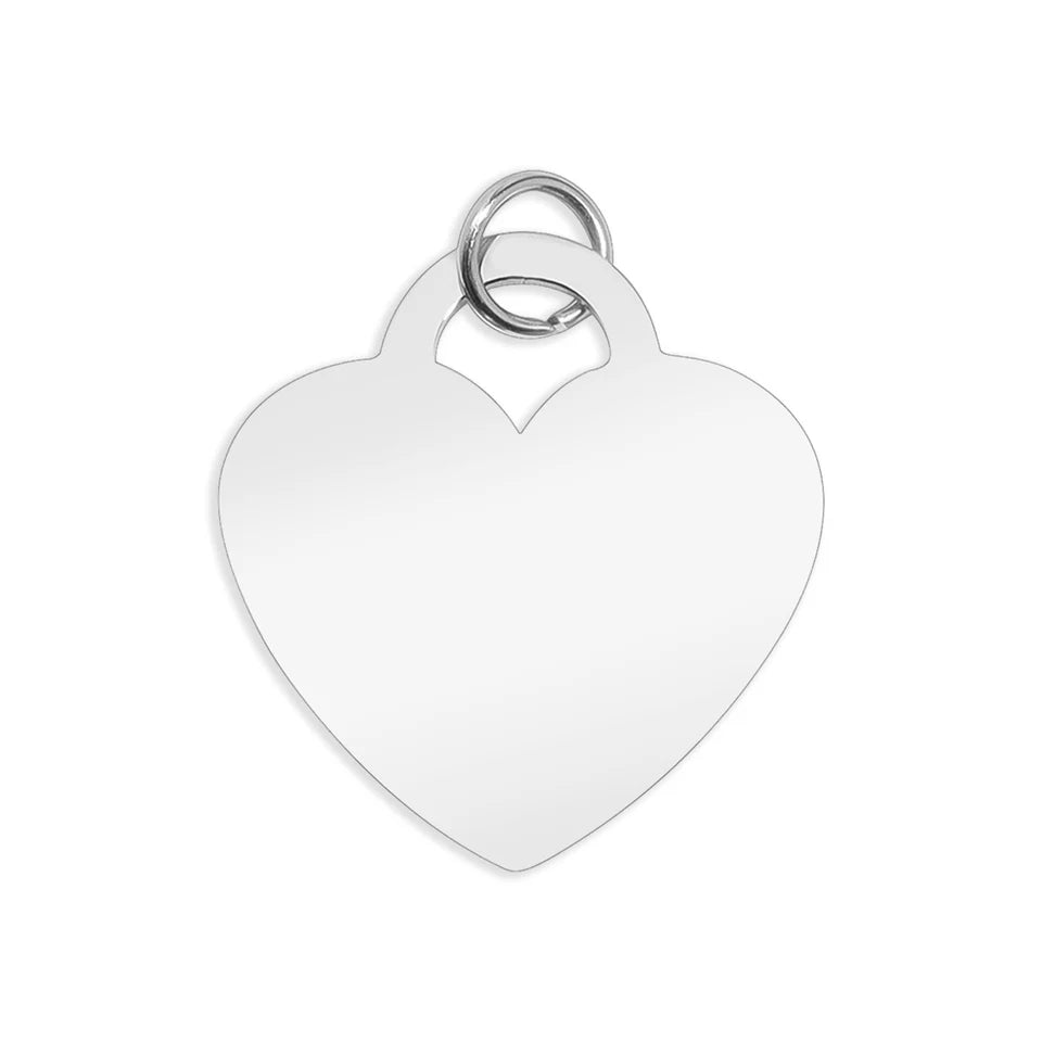 Large Silver Heart