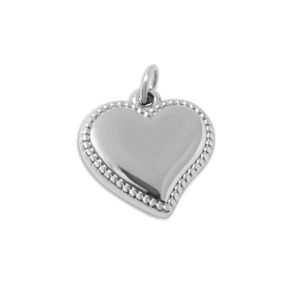 Fancy Silver Heart