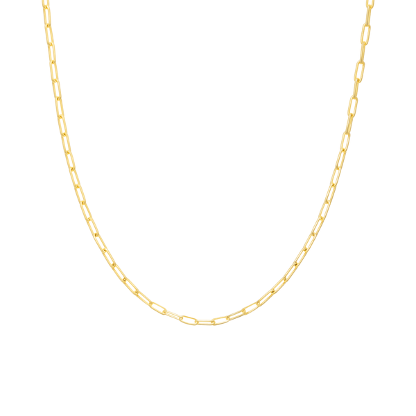 Gold Paperclip Necklace