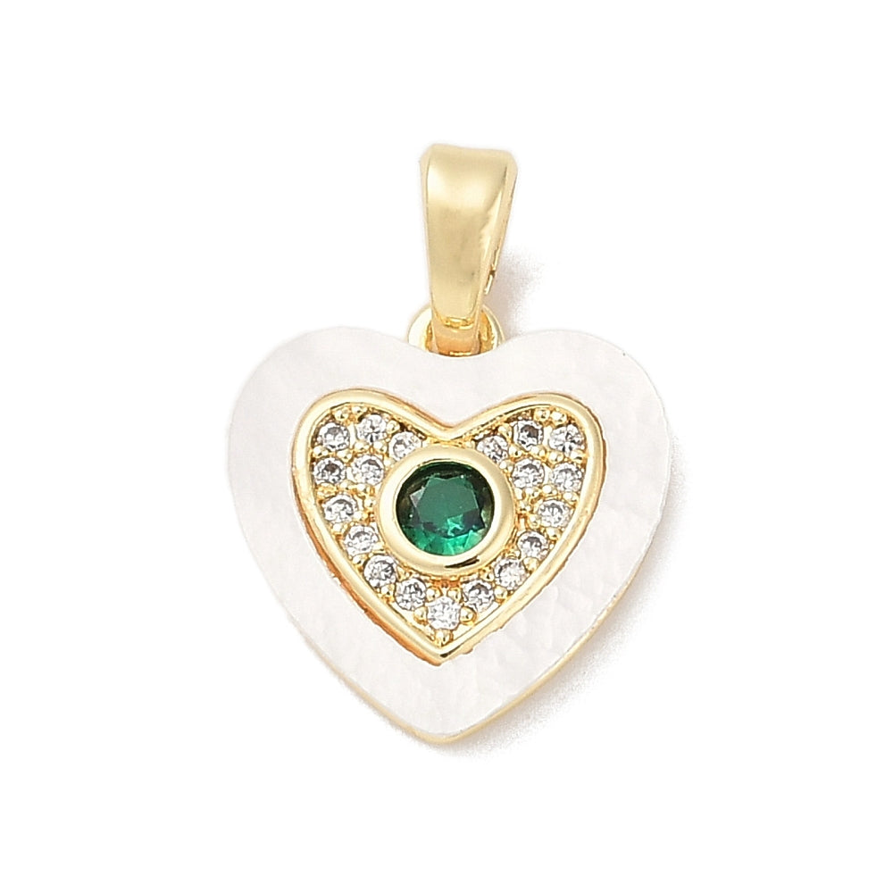 White Emerald Heart
