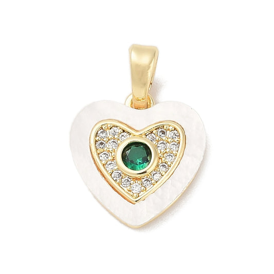 White Emerald Heart