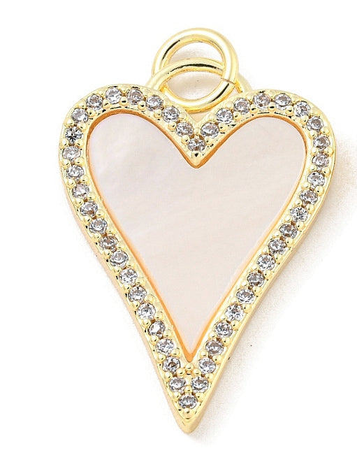 Mother Of Pearl Heart